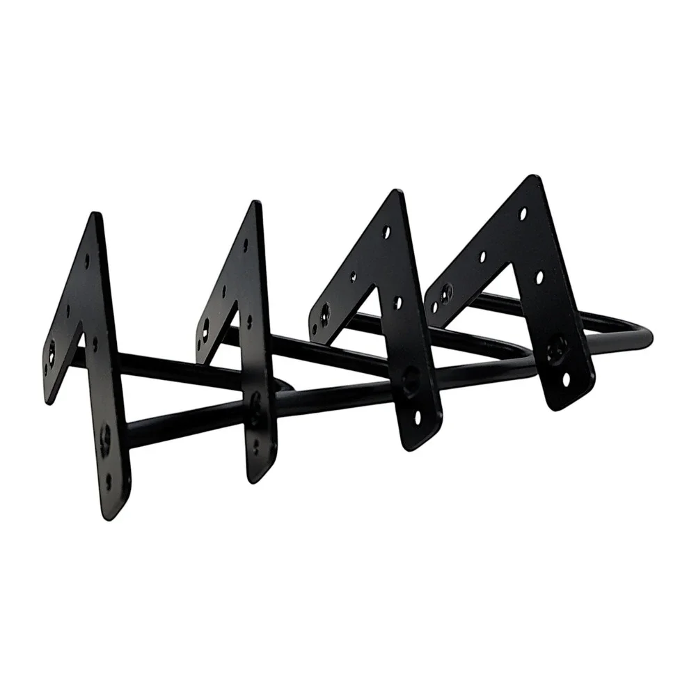 4 Pcs Metal Black Hairpin Furniture Legs With Floor Protector, Open Box, Unused